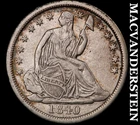 1840 Seated Liberty Half Dime- Extra Fine- Semi Key Better Date #J6237