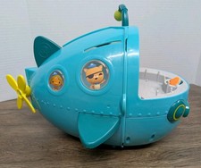 Octonauts Large Gup A Submarine Playset 2016 Mattel Toy Vehicle Green Boat