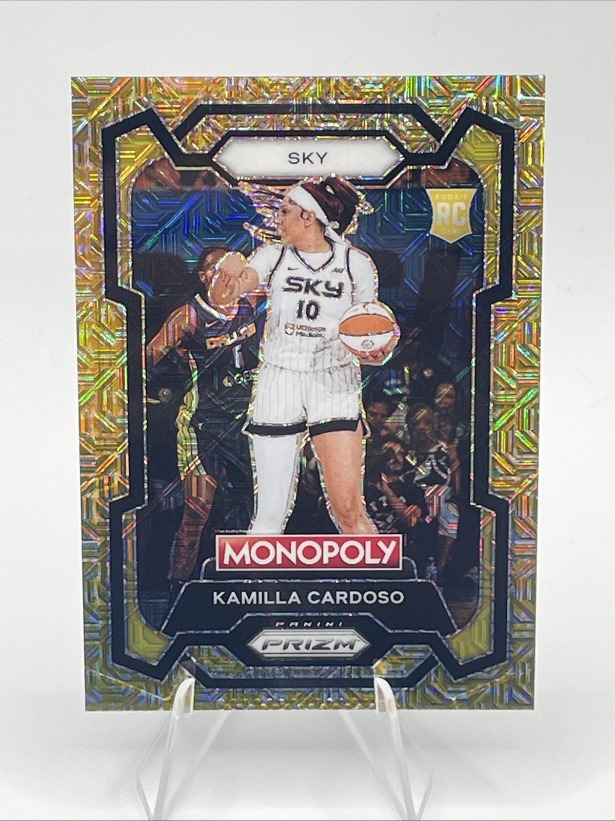 2024 Panini Prizm Monopoly WNBA Gold Millionaire Shimmer #2 KAMILLA CARDOSO /500