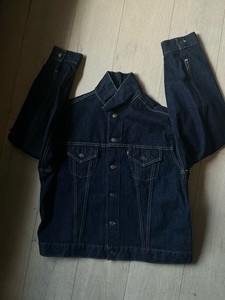 Levi's Lvc Jacket 557XX  Denim Vintage  555 Made In USA  1996 Size 48 One Wash