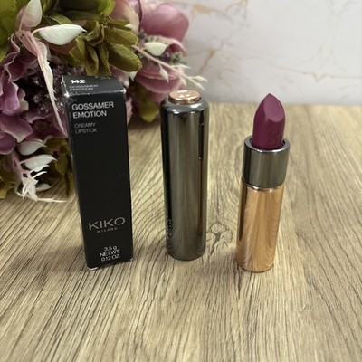 KIKO Milano Gossamer Emotion Creamy Lipstick 142 | Bold, Creamy Lippenstift