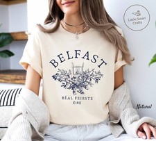 Belfast Shirt Travel Gift for Northern Ireland Trip Lovers Souvenir Tee