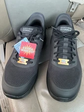 Skechers 216602WW Men's Slip-Ins Arch Fit Go Walk Shoes Black Extra Wide Size 14