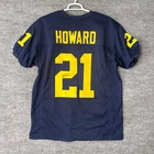 Desmond Howard Michigan Wolverines Autographed Signed Football Jersey Blue 21