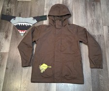 EUC Burton Youth Kid Snowboard Jacket 10/12 Brown Dryride Lightweight Insulated