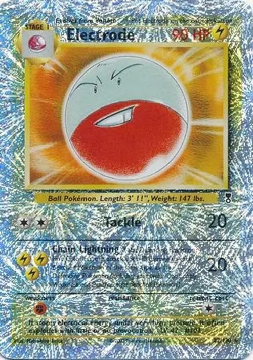 Electrode - 22/110 - Pokemon Legendary Collection Reverse Holo Rare Card WOTC NM