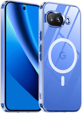 Magnetic for Google Pixel 10A Case, Military Grade Drop Protection Slim Crystal