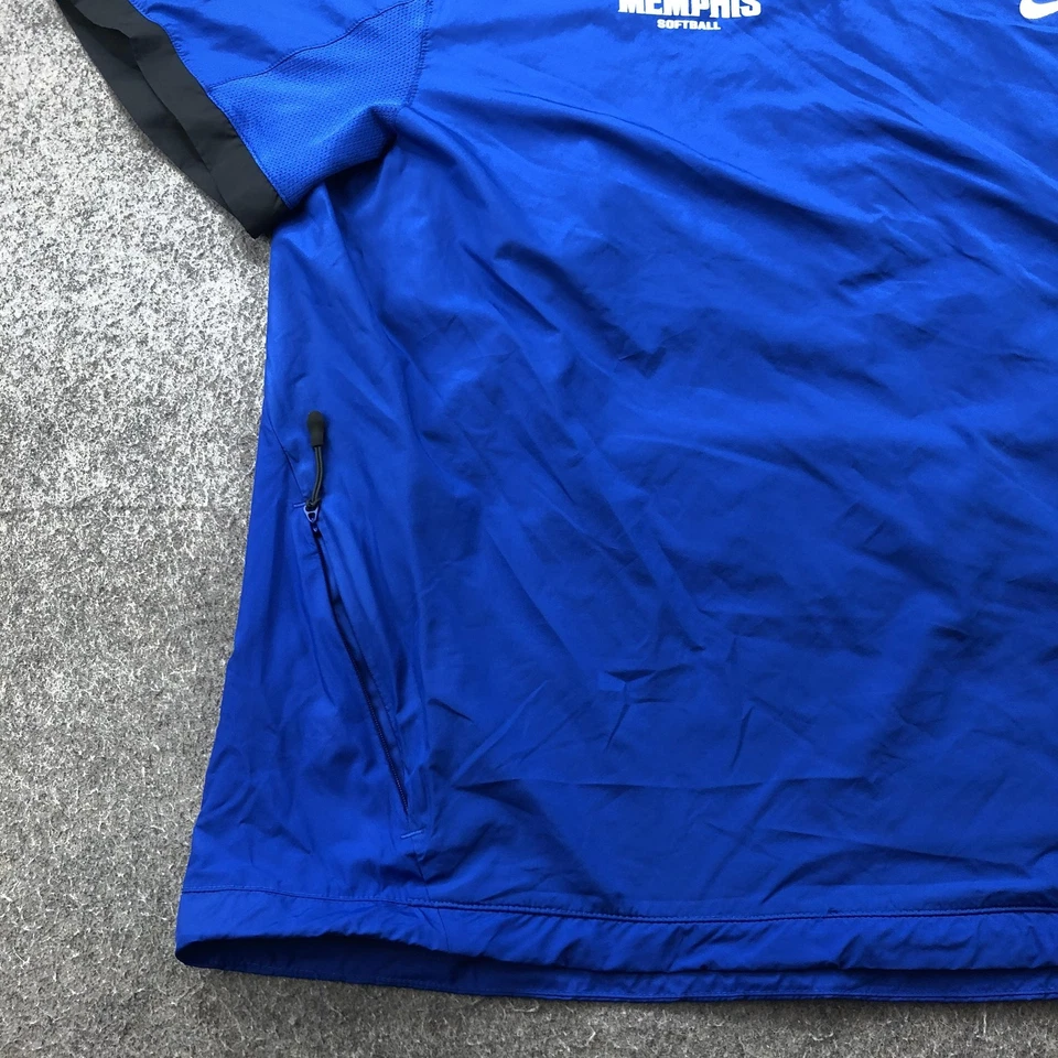 Pullover Memphis Tigers para Hombres 2XL Azul Manga Corta NCAA Softbol Nike Dri-FIT Foto 2 de 4