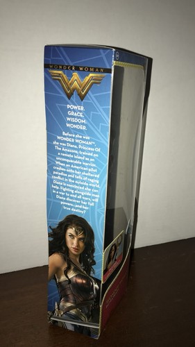 NEW 2016 Wonder Woman Battle Ready BARBIE Doll w Lasso Of Truth DC Comics NRFB - Picture 2 of 9