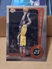 2000-01 DEVEAN GEORGE TOPPS CHROME NBA ROOKIE CARD RC #242 LA LAKERS MAVERICKS 
