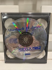 Sega CD Sherlock Holmes Consulting Detective Vol 2 II JEWEL CASE AND DISCS ONLY