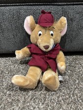 DISNEY BASIL The Great Mouse Detective 15  Vintage 1986 Plush Stuffed Toy