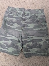 Pre-owned Mens Dickies Camo Cargo Shorts Size 36 Zip Up