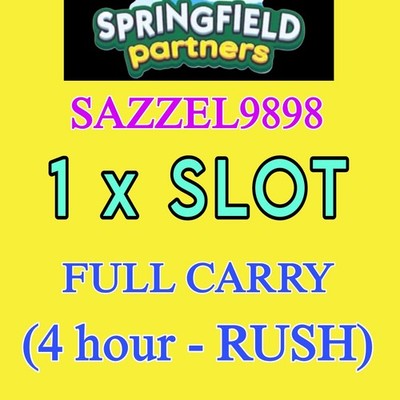 1 x SCHNELLSTER Slot (4 Stunden ) - Springfield Partners Event | Monopoli _Go