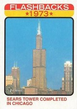 2022 Topps Heritage #NF-13 Sears Tower Completed in Chicago News Flashbacks