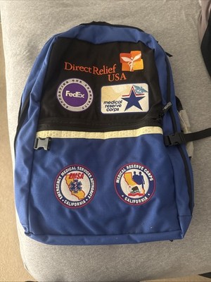 Direct Relief Emergency Medical Backpack CMC Rescue EMSA FedEx First Responder