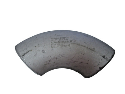 Kanzen 3'' 304 Stainless Butt Weld 90° degree Elbow SCH 40s