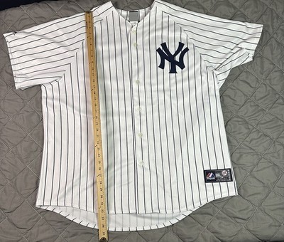 Vintage Derek Jeter New York Yankees Majestic Jersey Mens XXL