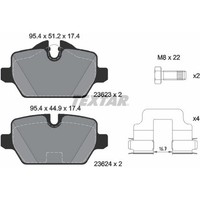 Textar 2362303 Bremsbelagsatz FüR BMW 1 3 E81 E87 E90 E92