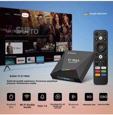 Box Android TV 4GB 64GB 4K Ultra HD WiFi Lecteur Multimédia Streaming✅