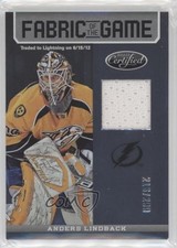 2012-13 Certified Fabric of the Game 216/299 Anders Lindback #FOG-ALI 0d7y