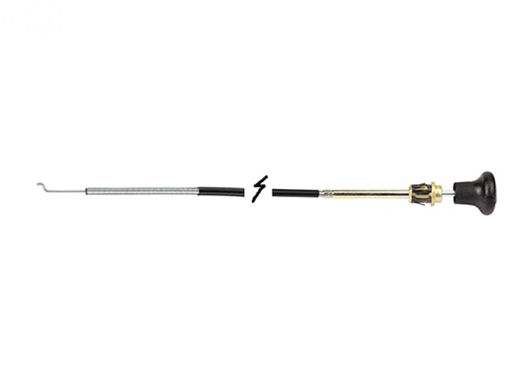 Choke Control Cable for Husqvarna Poulan AYP 532187768 Black Knob Replacement