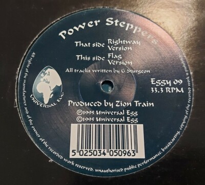 POWER STEPPERS - RIGHTWAY 12'' EGGY 09 UNIVERSAL EGG 1995 VG+!