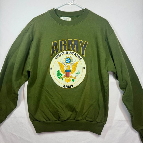 Tar Heel Sports Army Sweatshirt United States Graphic Crewneck Sz XL - Picture 2 of 8