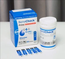 Benecheck PRIME Test Strips Blood Sugar (Glucose) (25pcs)