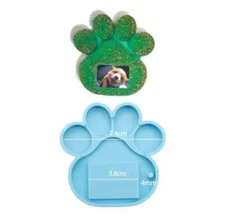 Dog Bone Keychain Mold Silicone DIY Resin Pendant Tag Casting Jewelry Tool