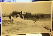 IDAHO POWER PLANT, AMERICAN FALLS IDAHO, Photo Post Card, Power County