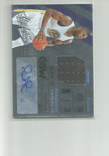 2015-16 Absolute Frequent Flyer Material Auto #11 Festus Ezeli  26/99  BB31