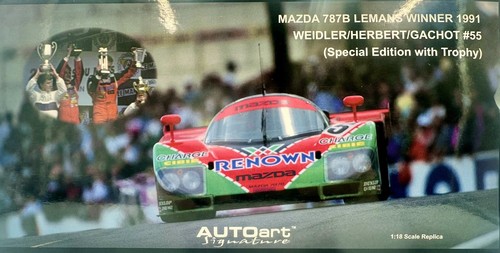 AUTOART 1:18 - MAZDA 787B - 1991 LEMANS WINNER - SIGNATURE EDITION - COMPLETE - Picture 20 of 24