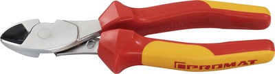 Kraftseitenschneider Länge 180 mm verchromt VDE Mehrkomponenten-Hüllen PROMAT