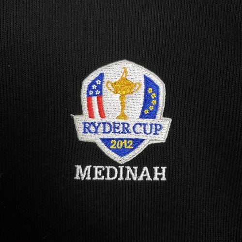 CUTTER BUCK x MEDINAH RYDER CUP Size Medium Mens Supima Cotton Sweatshirt V Neck - Picture 2 of 10