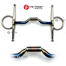 Western Full Cheek Blue Sweet Iron Copper Roller Horse Bit Snaffle All Sizes 