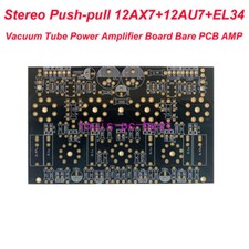 Stereo Push-pull 12AX7+12AU7+EL34 Vacuum Tube...