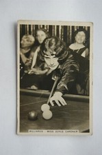 1935 Senior Service Sporting Events & Stars No. 76 Miss Joyce Gardner, billiards