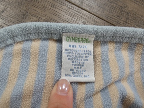 Baby Boy Vintage Gymboree Fleece Monkey & Friends Lion Baby Blanket - Picture 4 of 5