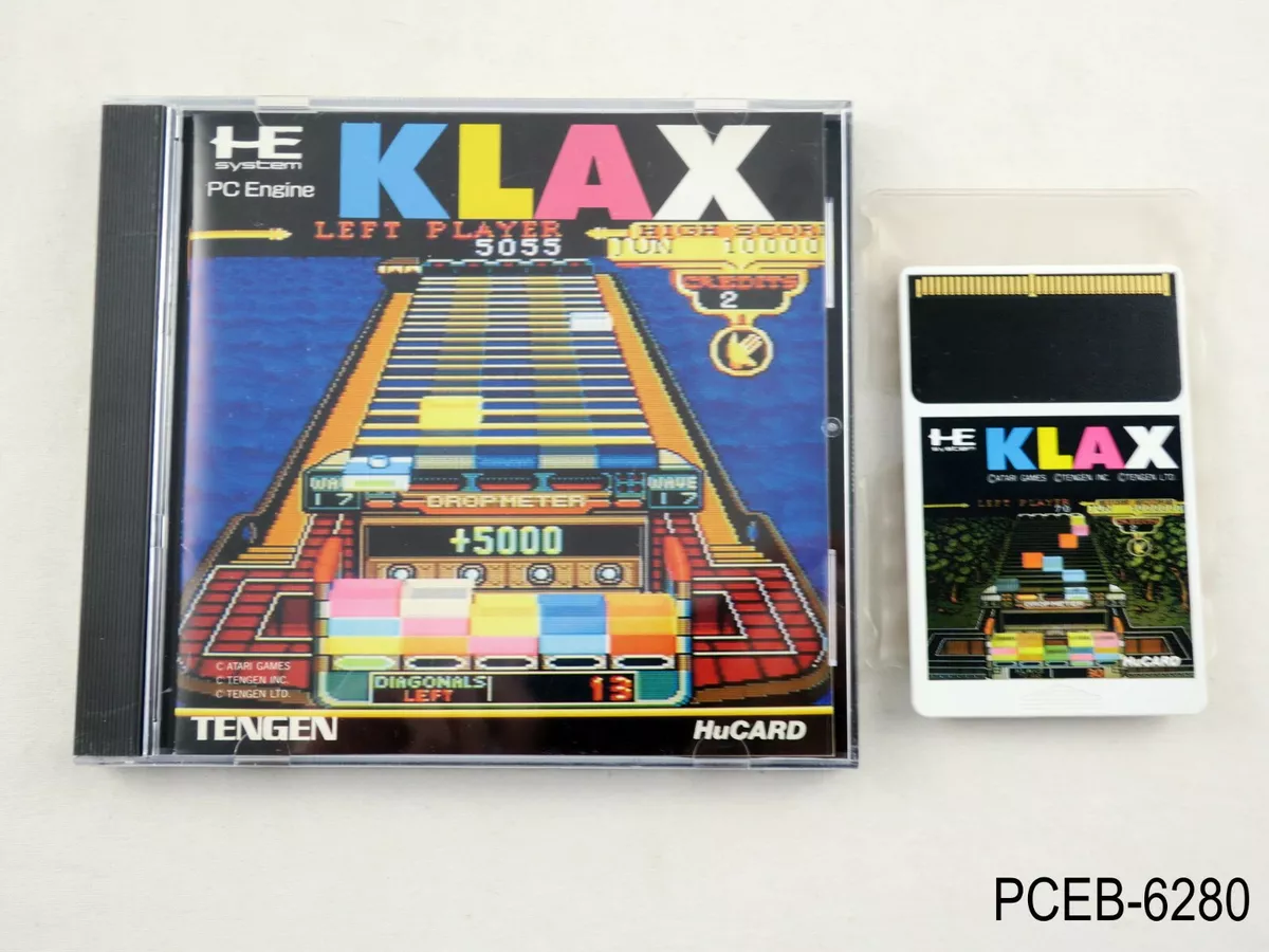 Klax PC Engine TurboGrafx 16 Japanese Import Japan PCE JP US