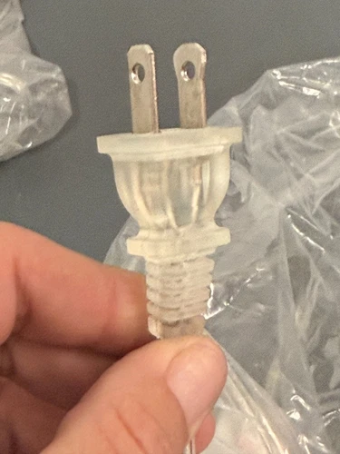 (2) Uttermost Arnav 17" x 32.25" Matte Black 1-Light Table Lamps NO SHADES 27779 - Picture 9 of 11