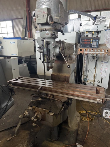 BRIDGEPORT 9X48 SERIES I 2HP VS VERTICAL MILLING MACHINE, CHROME WAYS + 2AX DRO