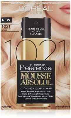 1X L'Oreal Paris Superior Preference Mousse Absolue 1021 Lightest Icy Blonde