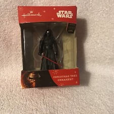 NEW Star Wars Hallmark Keepsake Christmas Tree Ornament Kylo Ren Disney 2015