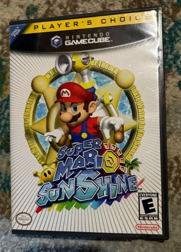 Super Mario Sunshine (Nintendo GameCube, 2002) player's choice complete