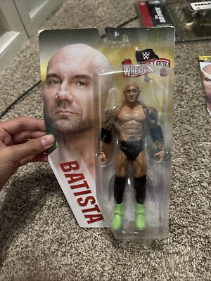 (2019) Mattel 7'' WWE Wrestlemania 36 ''Dave Batista'' Basic Line Figure 