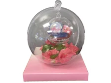 NEW NOS 2000 Swatch Watch Pink Silicone Bouquet Pour Maman Globe Ornament GN186