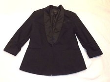 Jessica Simpson Ladies Black Formal Evening Jacket Size Us 5 / 6 Chest 34" 86cm