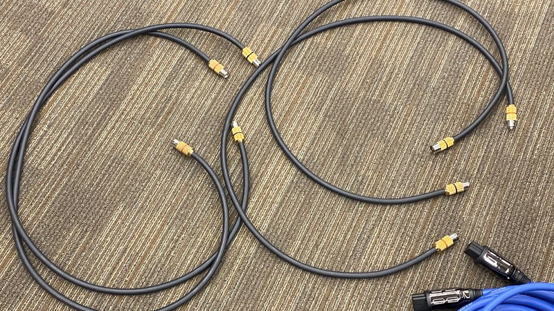 Cardas Golden Chord CL 1.5M Interconnect Cables w/ Clear XLR Terminations #2