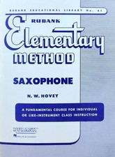 Rubank Elementary Method Saxophone